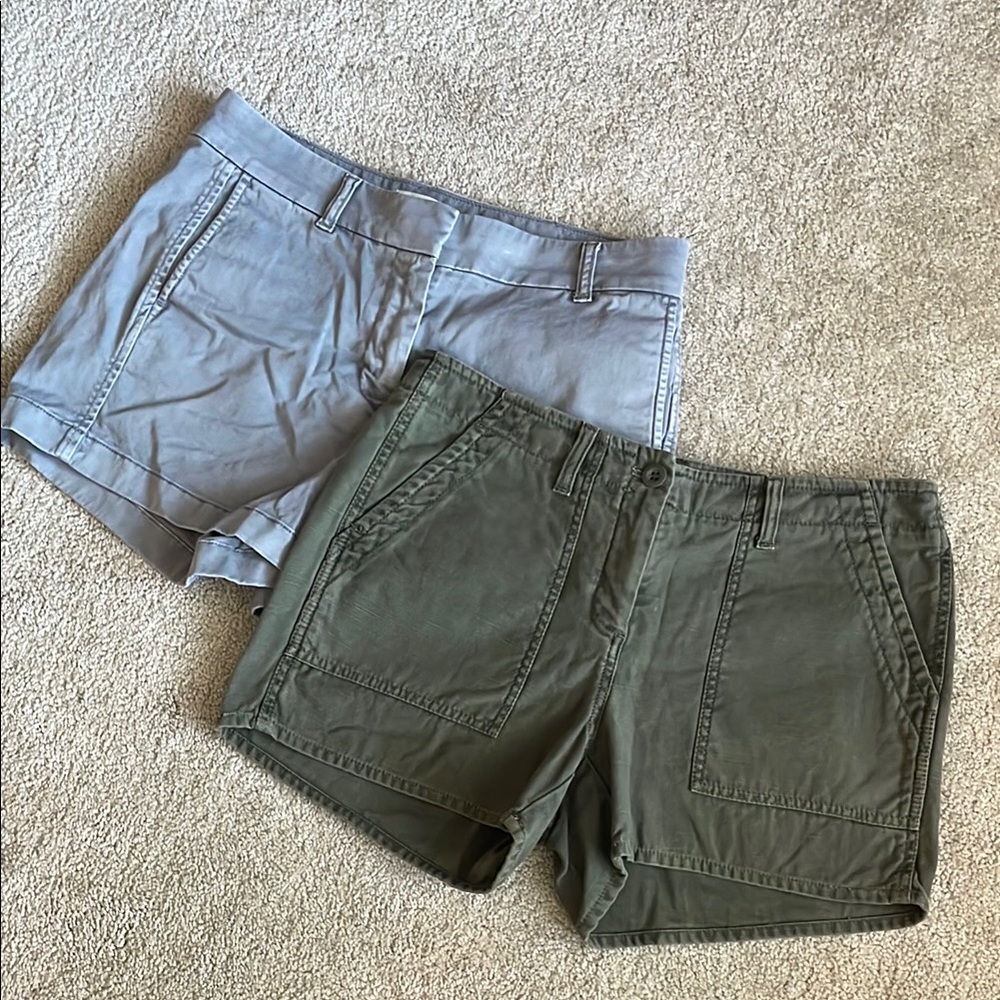 Lot of two J.Crew shorts, both size 6